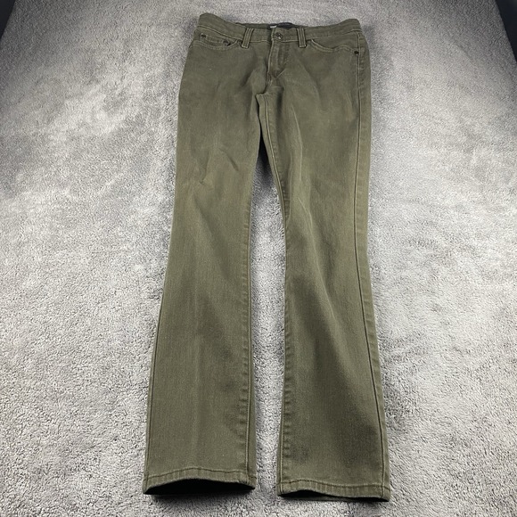 Levi's Denim - Levis Mid Rise Skinny Jeans Womens 6M 28x28 Olive‎ Green Pants Mid Rise